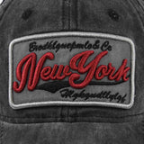 Yankee Baseball Cap Embroidery Peaked Cap Distressed Three-Dimensional Embroidery