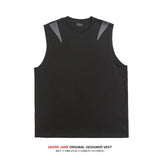 Men Vest Summer Fashion Brand Vest Men's Loose Sleeveless Bottoming Shirt T-shirt