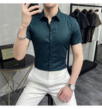 Men Shirts Soft Short Sleeve Shirt