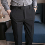 Men Trousers Casual Pants Men's Summer Suit Pants