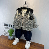 Toddler Boys Jackets Boy Hooded Coat Spring and Autumn Clothing