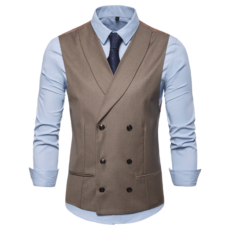 Men's Dress Vests Men's Vest Casual Jacket Business Waistcoat Summer Men's plus Size Suit Vest