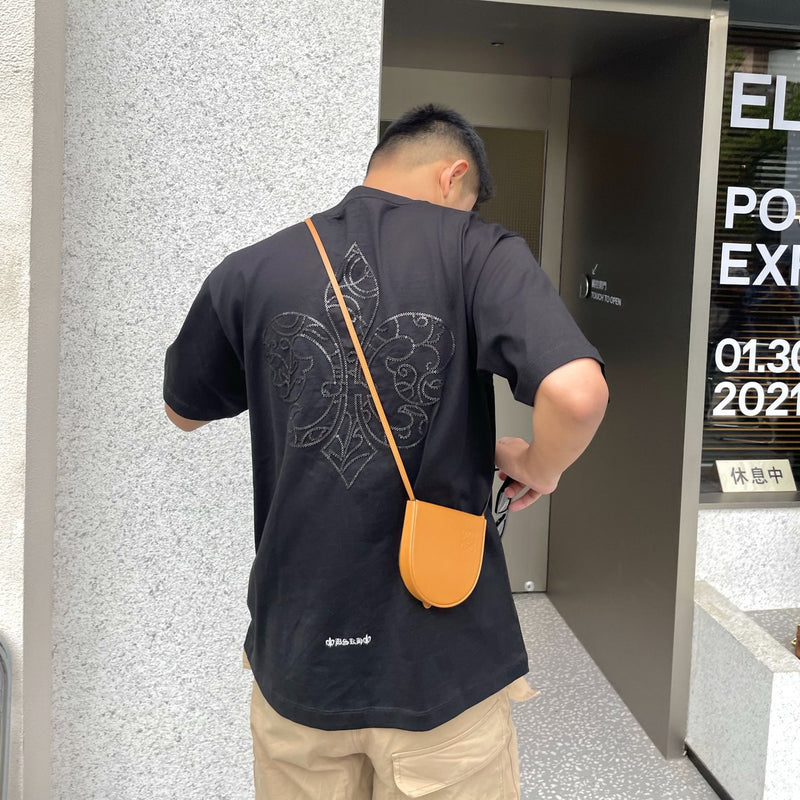 CHH Chrome Heart T Shirt Spring/Summer Embroidered round Neck Short Sleeve T-shirt for Men and Women