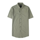 Men's Striped Short-Sleeved Shirt