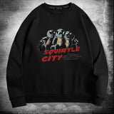 Men and Women Pokemon Pikachu Hoodie Crew Neck Sweater