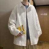 Corduroy Patch Jacket Corduroy Shirt Coat Men's Casual Spring and Autumn Long Sleeve