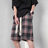 Men's Shorts Summer Men's Plaid Casual Pants Men's Shorts