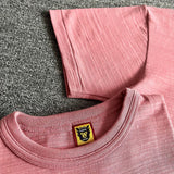 Human Made T-Shirt Slub Cotton Bat Pattern Couple Short Sleeve