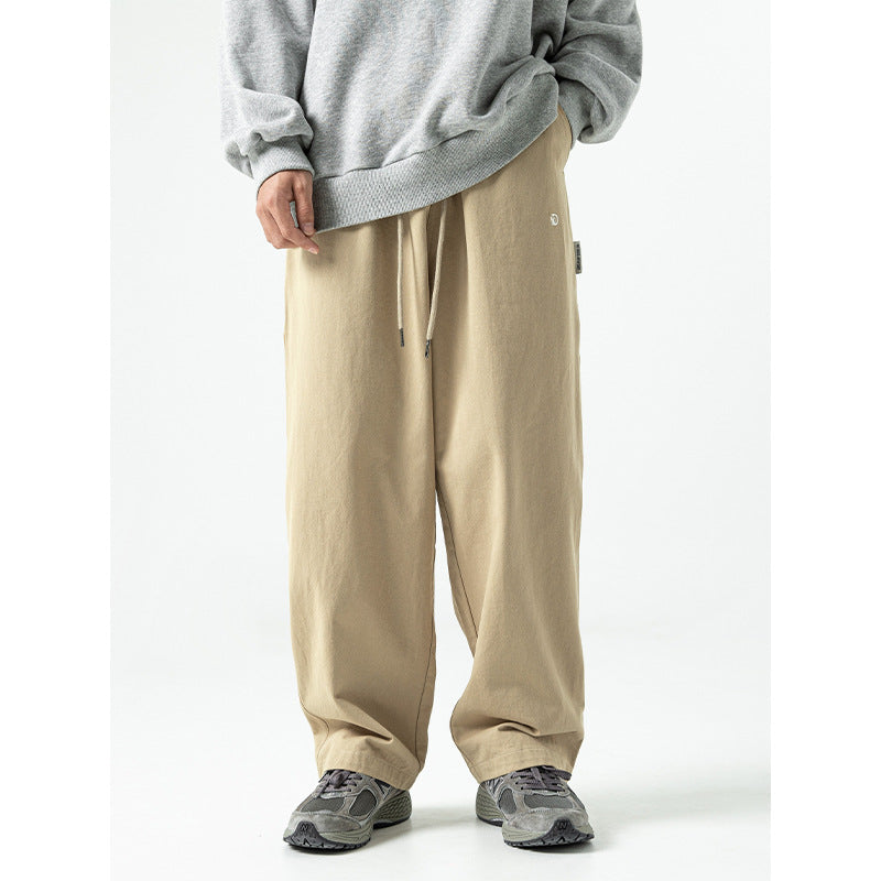Men Cargo Pants Casual Pants Men's Spring Loose Cotton Trousers
