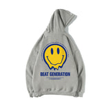 Smiley Face Hoodie Hooded Sweater Men's Couple's Shirts Tide