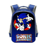 Sonic Backpack Sonic Elementary School Student Polyester School Bag Reflective Stripe Backpack