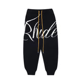 Rhude Pant Rhude Drawstring Ankle-Tied Sweatpants Loose