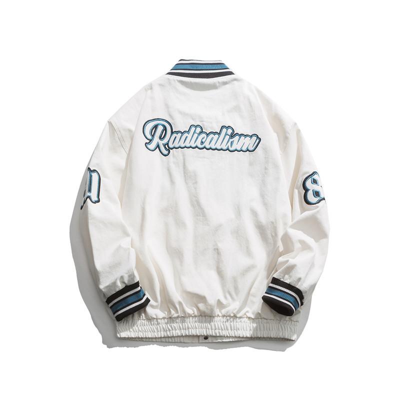 Varsity Jacket for Men Baseball Jacket Spring Stitching Jacket Unisex Tops Casual Fashionable