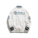 Varsity Jacket for Men Baseball Jacket Spring Stitching Jacket Unisex Tops Casual Fashionable