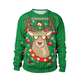 Black Christmas Sweater3d Printed Dogs and Cats Animal Christmas Leisure