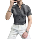 Men Shirts Short Sleeve Shirt