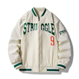 All Star Varsity Jacket Retro Alphabet Embroidered Baseball Uniform