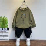 Toddler Boys Sweater Boy's Hoody Children's Autumn Long-Sleeved Bottoming Shirt