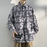 Men's Shirts Printed Long Sleeve Shirt