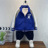Toddler Boys Jackets Boys Autumn Clothing Baseball Uniform Jacket Children