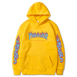 Thrasher Hoodie Hip Hop Fashion Hooded Sweatshirt Top