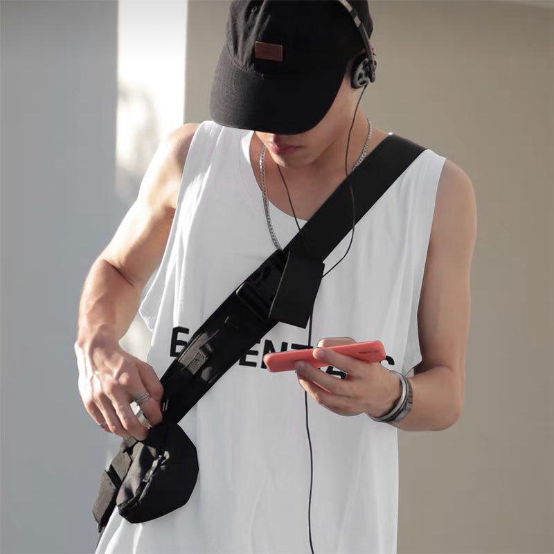 Fog Essentials Vest Fashion Brand Fear Of God Double Line Essentials Letter T-shirt Vest Fog High Street Bottoming Shirt Men