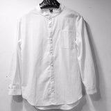 Men's Shirts Autumn Men's Stand-up Collar Slim Fit Casual Shirt