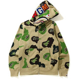 Bape Hoodie Men's Women's Zipper Sweater Jacket