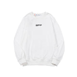 Off White Sweatshirts Long Sleeve round Neck Sweater Autumn and Winter Letter Crew Neck Pullover Terry Sweater for Men and Women