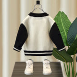 Toddler Boys Jackets Boys' Sweater Knitted Small Children