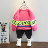 Toddler Boys Sweater Boys' round-Neck Pullover Spring and Autumn Clothing