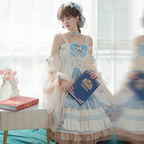 Gothic Lolita Harajuku Style Clothing Goblin Overture JSK Overknee Dress CLA Empire Lolita Dress