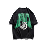 Men T Shirt Summer Casual Tops Men's Summer Hip-Hop Fashionable Brand Large Printed Loose Short Sleeve T-shirt Unisex T-Shirt