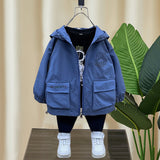 Toddler Boys Jackets Children's Clothing Boys' Coat Spring and Autumn Clothing Children's Trench Coat