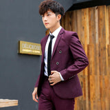 Casual Groom Attire Tuxedo Suits for Men Business Men Suit Men's Formal Dress