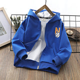 Children Baseball Jacket Boys' Coat Spring and Autumn Long Sleeve Zip-up Shirt Autumn Clothing