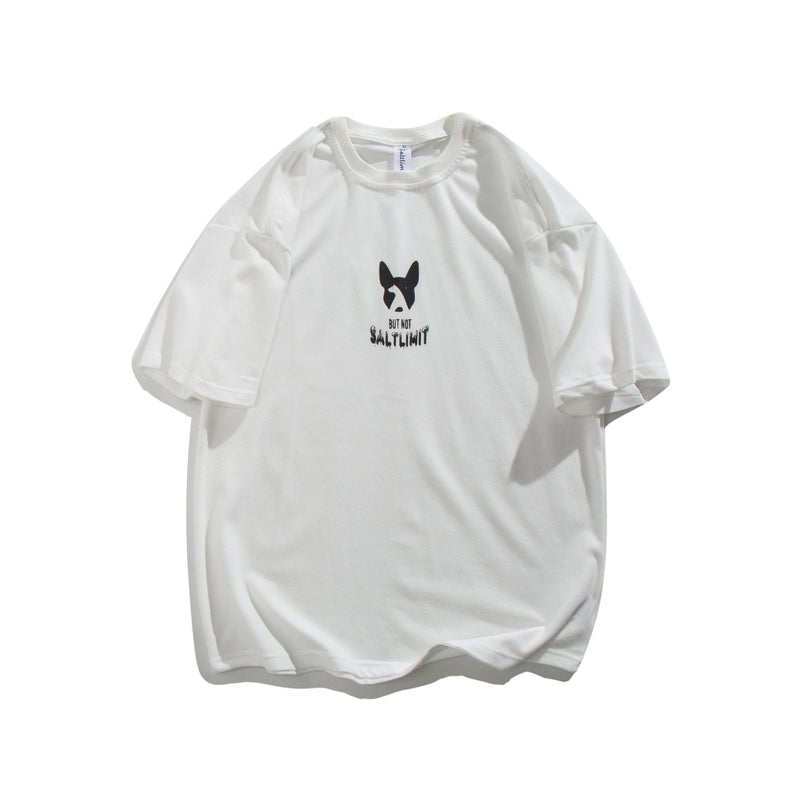 Men T Shirt Summer Casual Tops Men's Clothes Summer Wear Vintage Men's round Neck Short Sleeve Casual Loose Cartoon Printed T-shirt