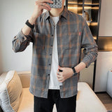 Denim Shirts 2022 Autumn Shirt Men's Long-Sleeved Jacket