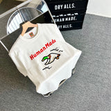 Human Made T-Shirt Charging Duck Slub Cotton Short Sleeve Couple T-shirt