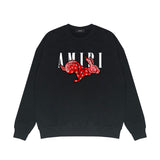 Amiri Sweatshirt Amiri Crew Sweatshirts Crew Neck Sweater