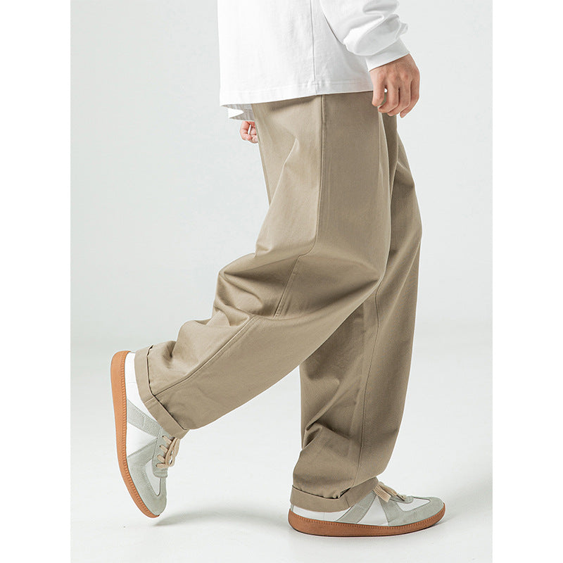 Men Cargo Pants Casual Pants Men's Spring Loose Trousers