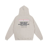 Fog Sob Rock Hoodie Velvet Padded Hooded Sweatshirt Men's Casual Hoodie Loose