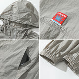 Men Sun Protection Dressing Loose Hooded Outdoor Sun-Proof Clothes Men's Summer