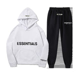 Fear Of God Fog Essentials Hoodie & Sweatpant 2 Piece Set For Men And Women