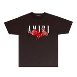 Amiri T Shirt Short Sleeve T-shirt Blouse Summer