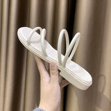 Nude Block Heel Sandals