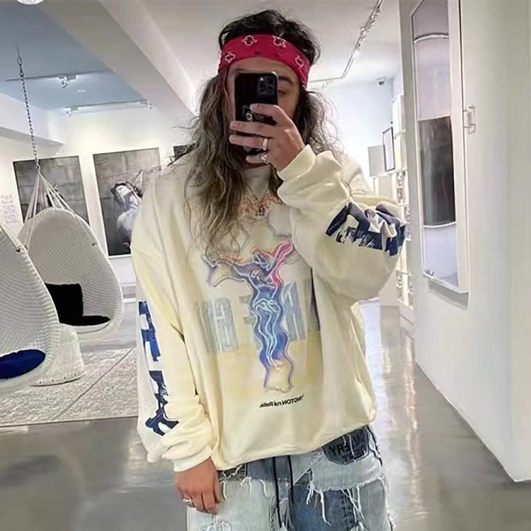 Rrr123 Sweatshirt Rivington ROI Rebis Cross round Neck Sweater