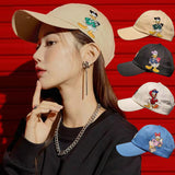 La 59fifty Hats MLB Donald Duck Hat La DIS Baseball Cap