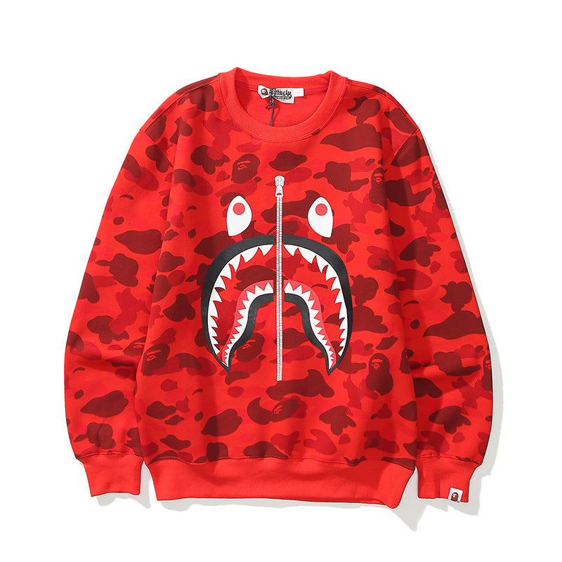 Bape Sweatshirt Camouflage Ape Crew Neck Sweater