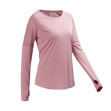 Anti Sweat Clothing Patchwork Top Long Sleeve